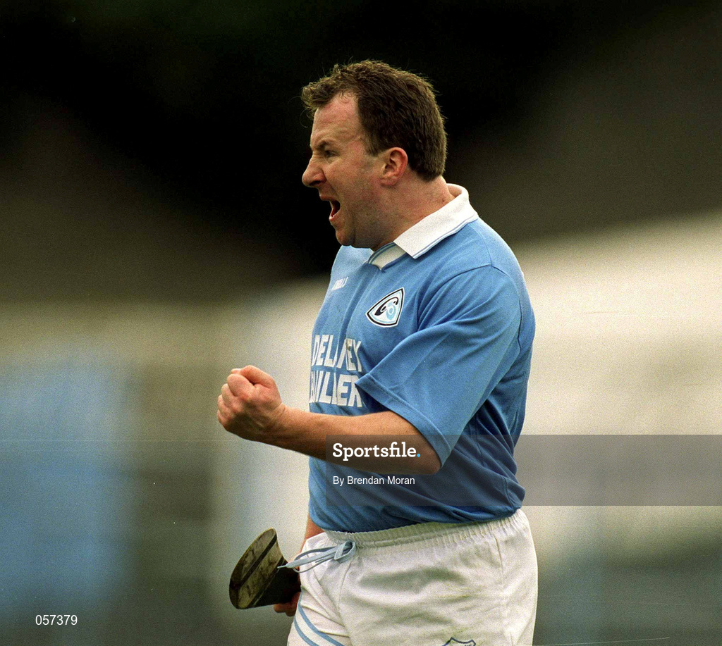 25 February 2001; Adrian Ronan of Graigue Ballycallan during the AIB All-Ireland Senior Club Hurling Championship Semi-Final between Graigue Ballycallan and Sixmilebridge at Semple Stadium in Thurles, Tipperary. Photo by Brendan Moran/Sportsfile