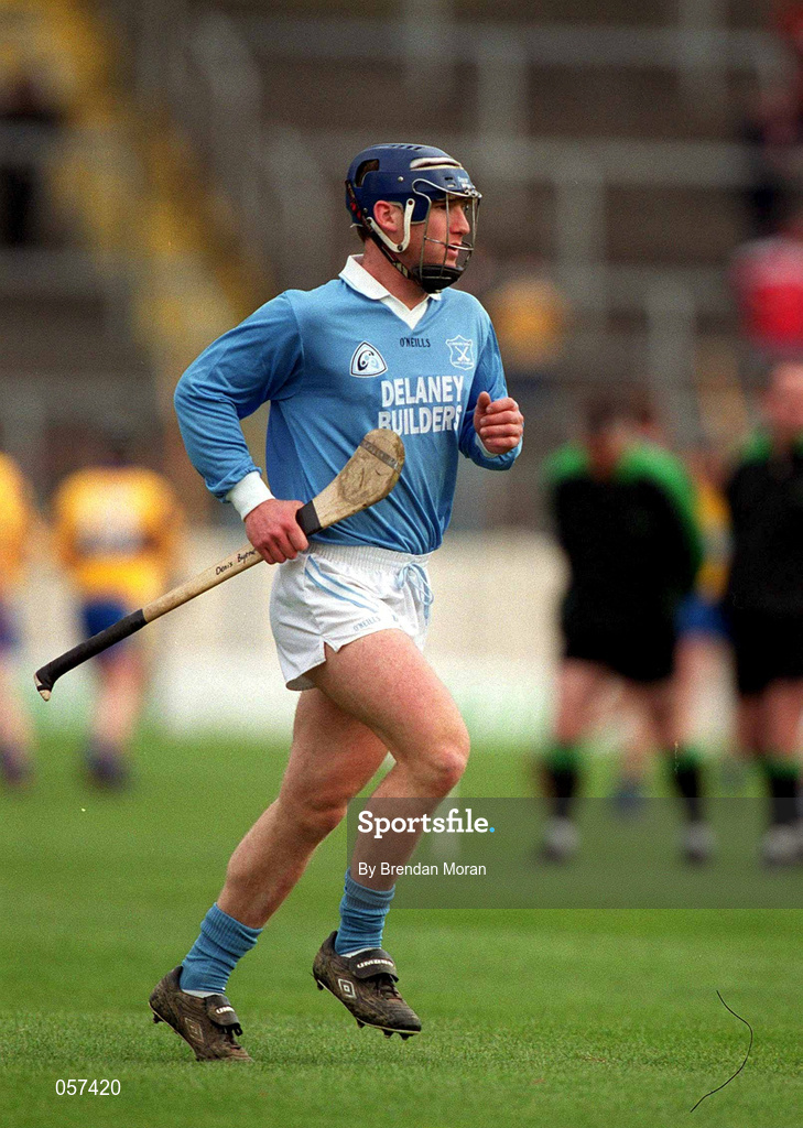 25 February 2001; Denis Byrne of Graigue Ballycallan during the AIB All-Ireland Senior Club Hurling Championship Semi-Final between Graigue Ballycallan and Sixmilebridge at Semple Stadium in Thurles, Tipperary. Photo by Brendan Moran/Sportsfile