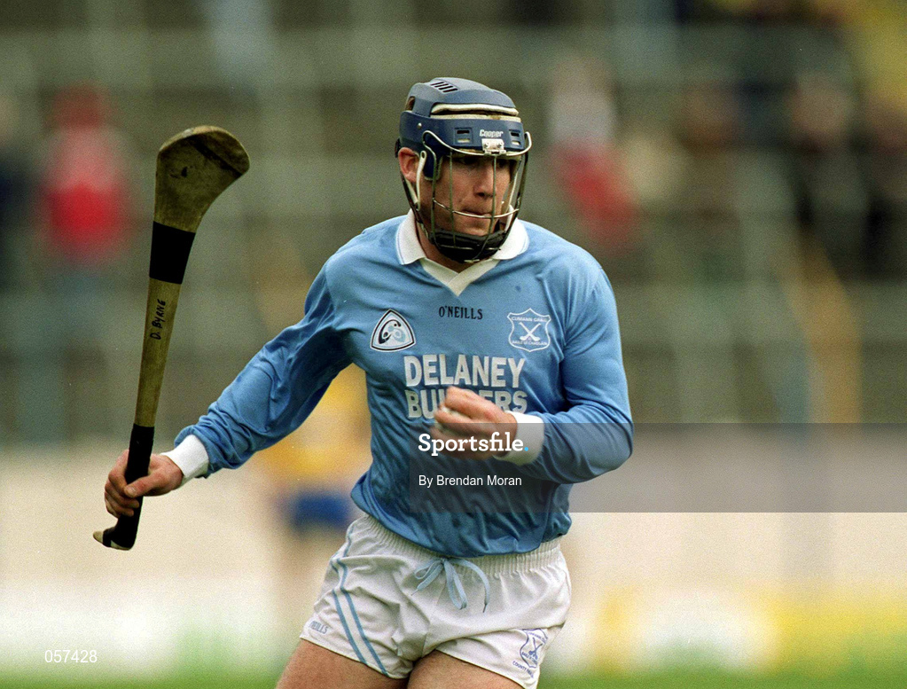 25 February 2001; Denis Byrne of Graigue Ballycallan during the AIB All-Ireland Senior Club Hurling Championship Semi-Final between Graigue Ballycallan and Sixmilebridge at Semple Stadium in Thurles, Tipperary. Photo by Brendan Moran/Sportsfile