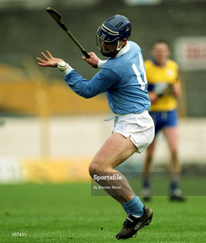 25 February 2001; Denis Byrne of Graigue Ballycallan during the AIB All-Ireland Senior Club Hurling Championship Semi-Final between Graigue Ballycallan and Sixmilebridge at Semple Stadium in Thurles, Tipperary. Photo by Brendan Moran/Sportsfile