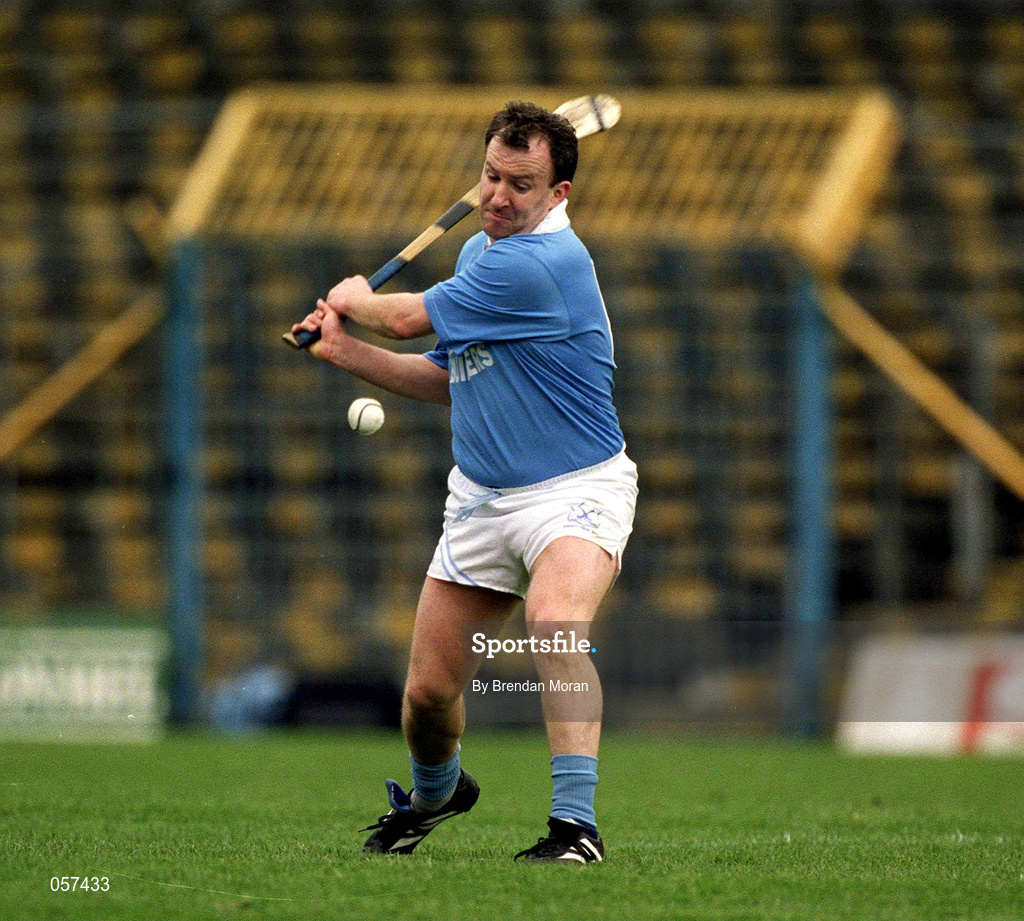25 February 2001; Adrian Ronan of Graigue Ballycallan during the AIB All-Ireland Senior Club Hurling Championship Semi-Final between Graigue Ballycallan and Sixmilebridge at Semple Stadium in Thurles, Tipperary. Photo by Brendan Moran/Sportsfile