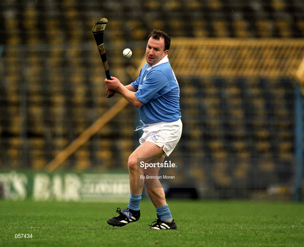 25 February 2001; Adrian Ronan of Graigue Ballycallan during the AIB All-Ireland Senior Club Hurling Championship Semi-Final between Graigue Ballycallan and Sixmilebridge at Semple Stadium in Thurles, Tipperary. Photo by Brendan Moran/Sportsfile