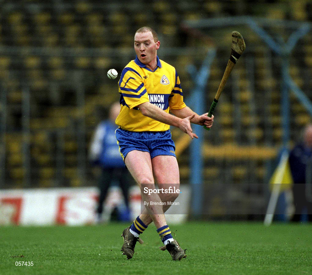 25 February 2001; Christy Chaplin of Sixmilebridge during the AIB All-Ireland Senior Club Hurling Championship Semi-Final between Graigue Ballycallan and Sixmilebridge at Semple Stadium in Thurles, Tipperary. Photo by Brendan Moran/Sportsfile