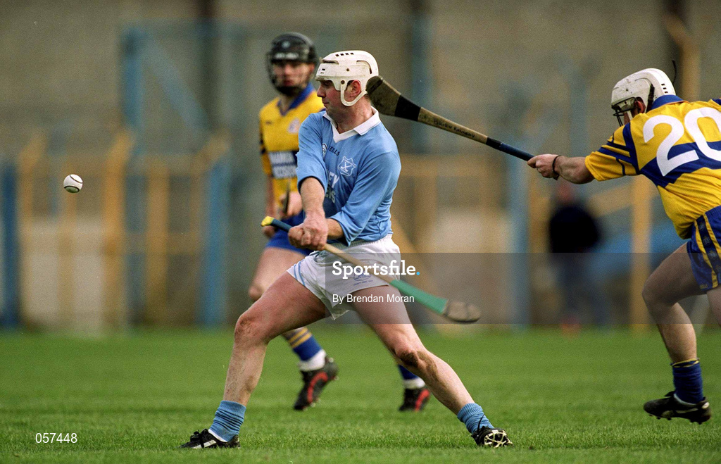 25 February 2001; Alan Hoyne of Graigue Ballycallan during the AIB All-Ireland Senior Club Hurling Championship Semi-Final between Graigue Ballycallan and Sixmilebridge at Semple Stadium in Thurles, Tipperary. Photo by Brendan Moran/Sportsfile