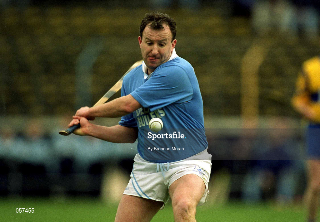 25 February 2001; Adrian Ronan of Graigue Ballycallan during the AIB All-Ireland Senior Club Hurling Championship Semi-Final between Graigue Ballycallan and Sixmilebridge at Semple Stadium in Thurles, Tipperary. Photo by Brendan Moran/Sportsfile