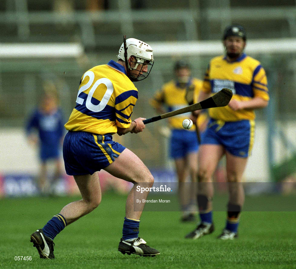 25 February 2001; Brian Kennedy of Sixmilebridge during the AIB All-Ireland Senior Club Hurling Championship Semi-Final between Graigue Ballycallan and Sixmilebridge at Semple Stadium in Thurles, Tipperary. Photo by Brendan Moran/Sportsfile