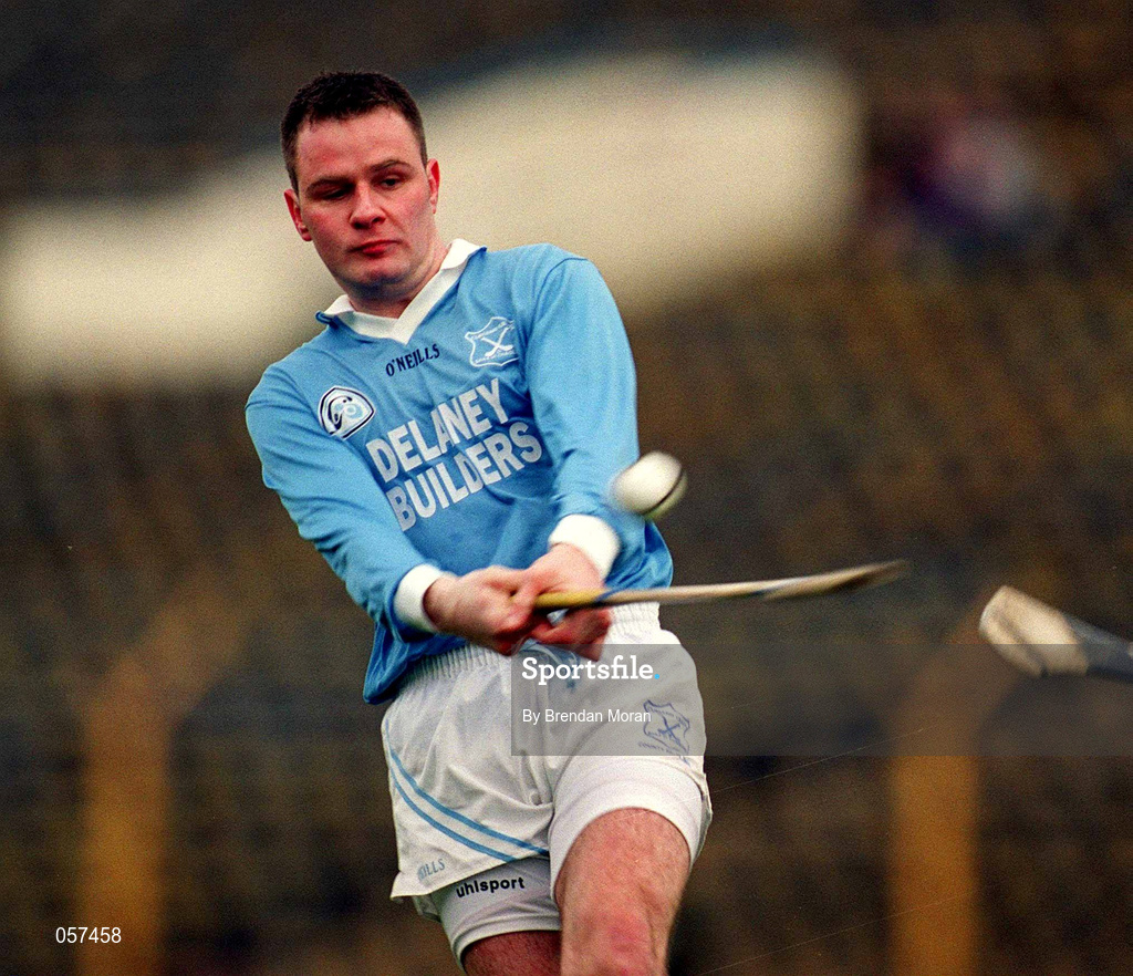 25 February 2001; Tomas Dermody of Graigue Ballycallan during the AIB All-Ireland Senior Club Hurling Championship Semi-Final between Graigue Ballycallan and Sixmilebridge at Semple Stadium in Thurles, Tipperary. Photo by Brendan Moran/Sportsfile