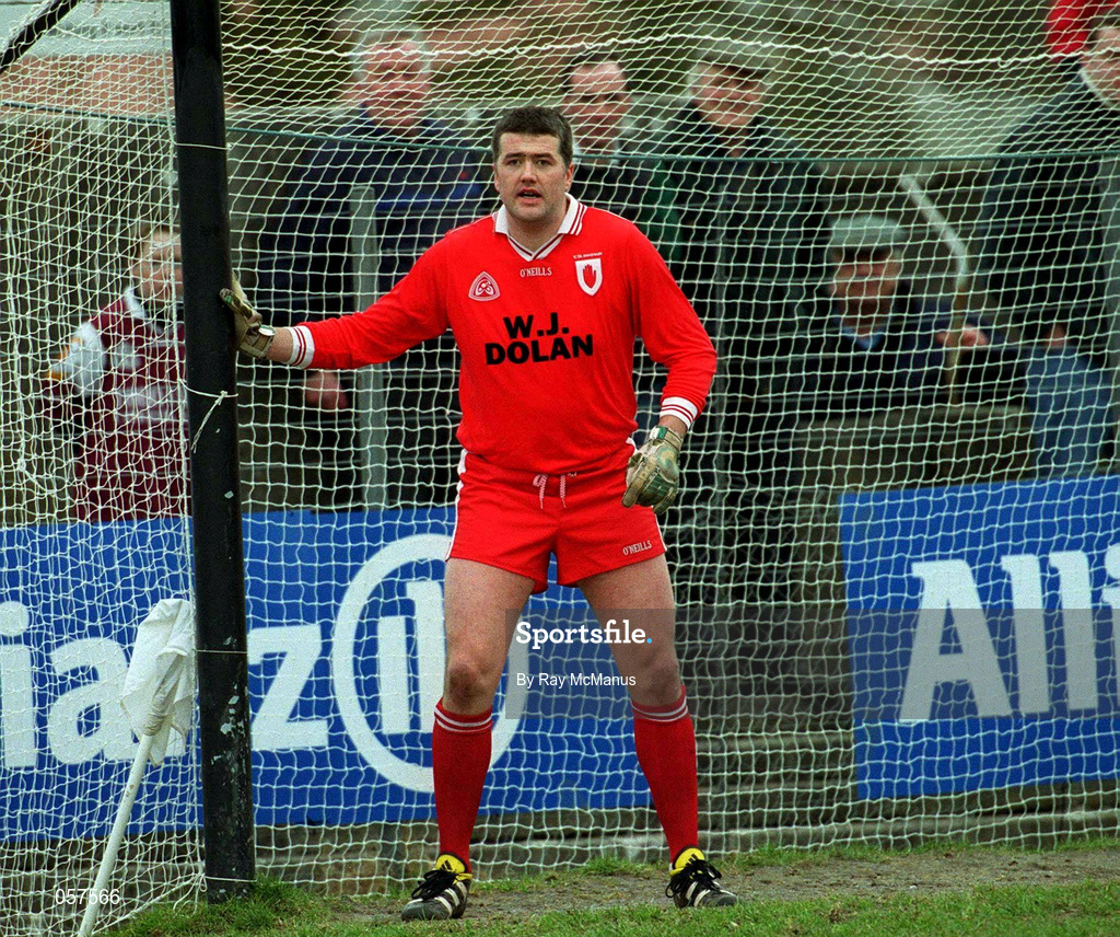 25 February 2001; Finbarr McConnell of Tyrone during the Allianz National Football League Division 1A match between Galway and Tyrone at Duggan Park in Ballinasloe, Galway. Photo by Ray McManus/Sportsfile