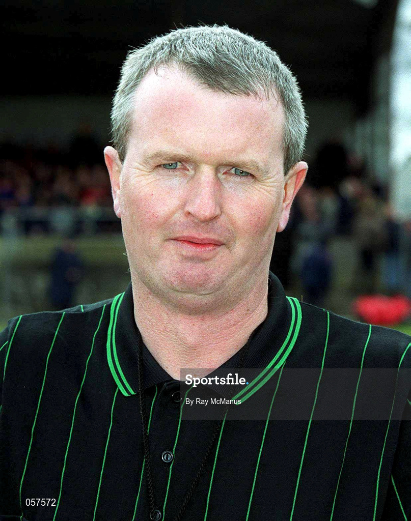 25 February 2001; Referee Michael Ryan prior to the Allianz National Football League Division 1A match between Galway and Tyrone at Duggan Park in Ballinasloe, Galway. Photo by Ray McManus/Sportsfile