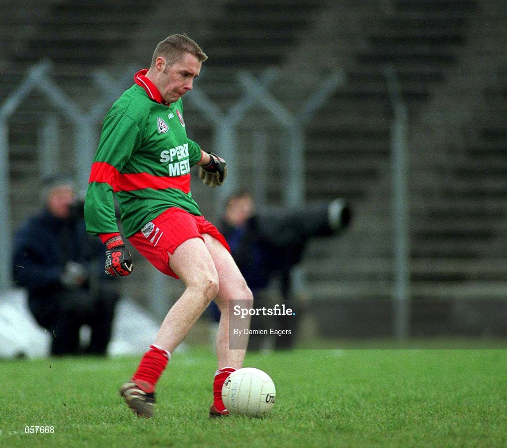 25 February 2001; Michael Conlon of Derry during the Allianz National Football League Division 1B match between Meath and Derry at Páirc Tailteann in Navan, Meath. Photo by Damien Eagers/Sportsfile