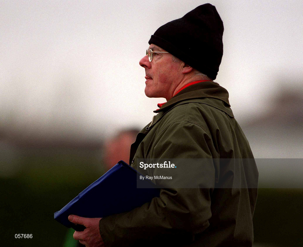 25 February 2001; Tyrone joint manager Art McRory during the Allianz National Football League Division 1A match between Galway and Tyrone at Duggan Park in Ballinasloe, Galway. Photo by Ray McManus/Sportsfile