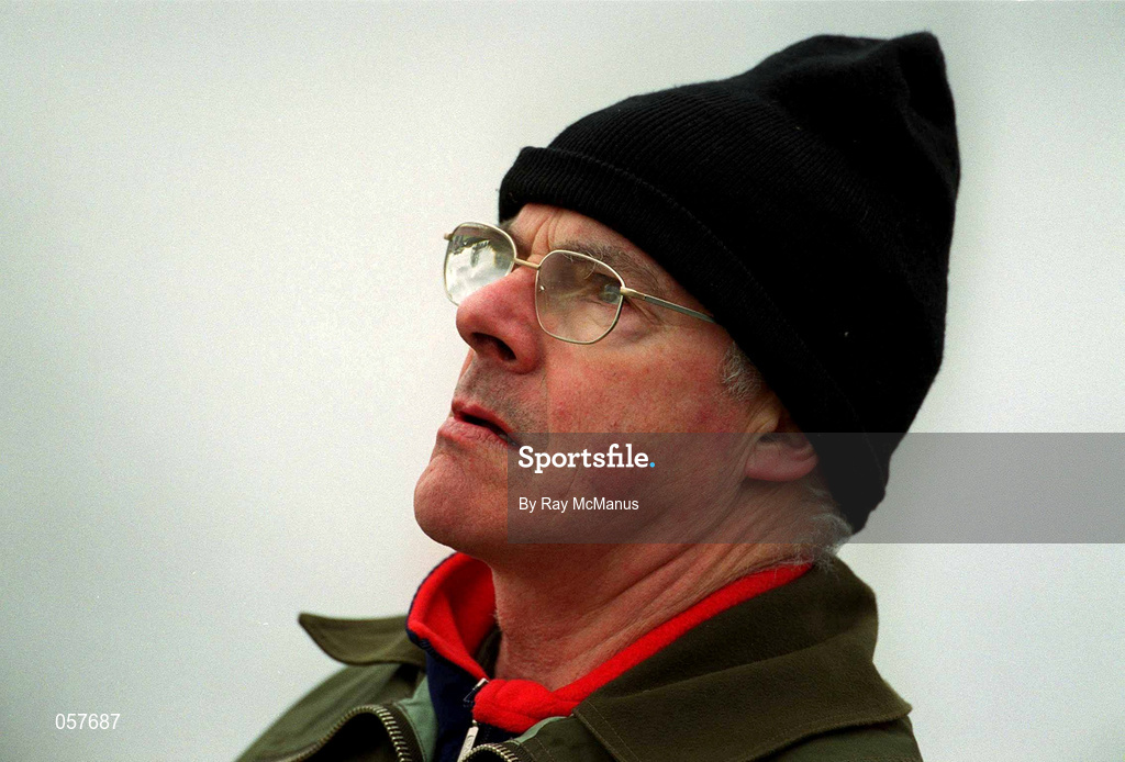 25 February 2001; Tyrone joint manager Art McRory during the Allianz National Football League Division 1A match between Galway and Tyrone at Duggan Park in Ballinasloe, Galway. Photo by Ray McManus/Sportsfile