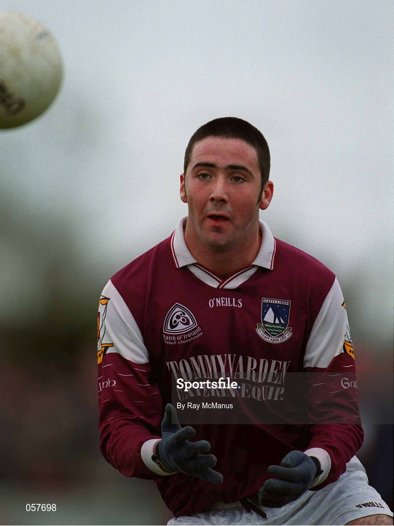 25 February 2001; Kieran Comer of Galway during the Allianz National Football League Division 1A match between Galway and Tyrone at Duggan Park in Ballinasloe, Galway. Photo by Ray McManus/Sportsfile