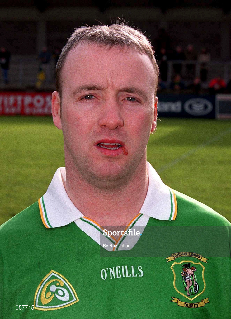 25 February 2001; Gary O'Kane of Dunloy prior to the AIB All-Ireland Senior Club Hurling Championship Semi-Final match between Athenry and Dunloy at Parnell Park in Dublin. Photo by Ray Lohan/Sportsfile