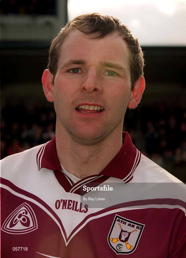 25 February 2001; Joe Rabbitte of Athenry prior to the AIB All-Ireland Senior Club Hurling Championship Semi-Final match between Athenry and Dunloy at Parnell Park in Dublin. Photo by Ray Lohan/Sportsfile
