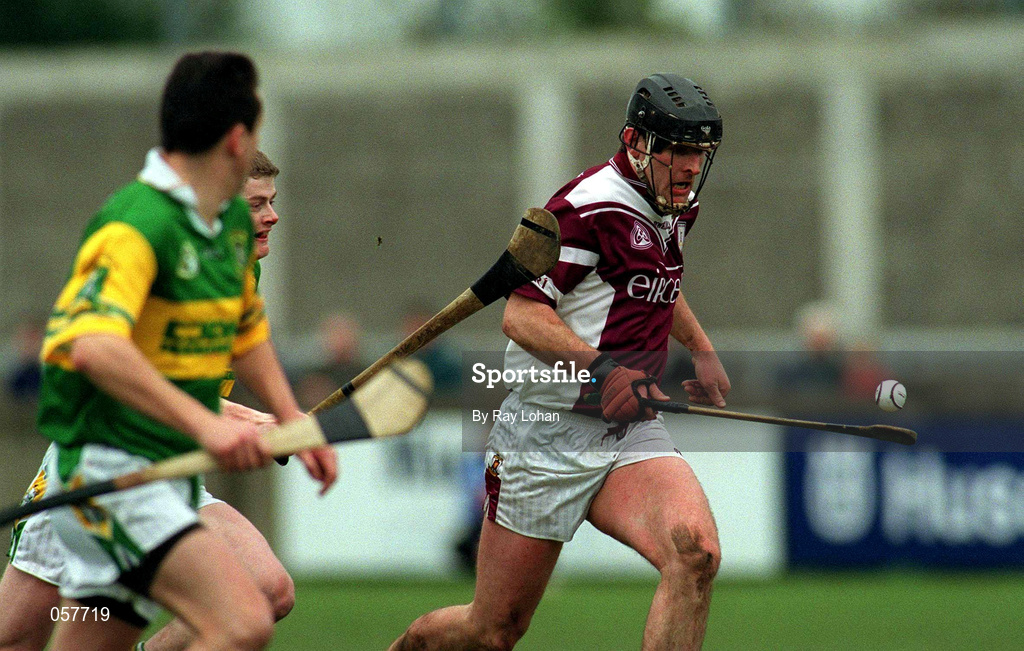25 February 2001; Joe Rabbitte of Athenry during the AIB All-Ireland Senior Club Hurling Championship Semi-Final match between Athenry and Dunloy at Parnell Park in Dublin. Photo by Ray Lohan/Sportsfile