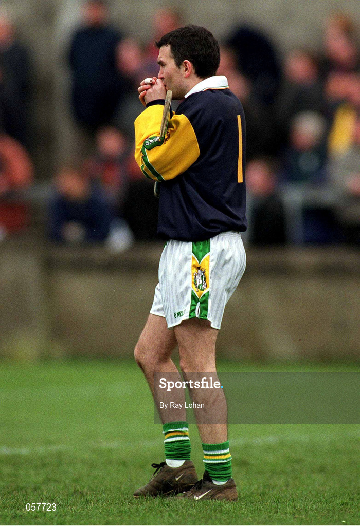 25 February 2001; Shane Elliott of Dunloy during the AIB All-Ireland Senior Club Hurling Championship Semi-Final match between Athenry and Dunloy at Parnell Park in Dublin. Photo by Ray Lohan/Sportsfile