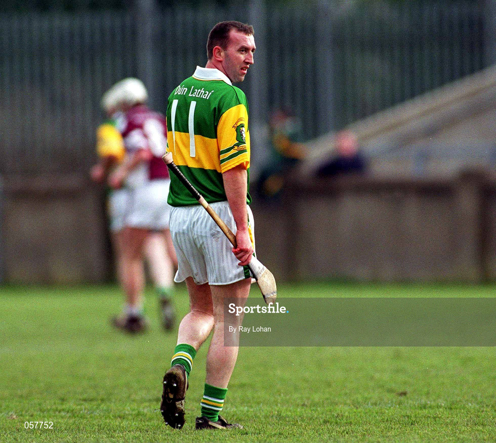 25 February 2001; Seamus McMullan of Dunloy during the AIB All-Ireland Senior Club Hurling Championship Semi-Final match between Athenry and Dunloy at Parnell Park in Dublin. Photo by Ray Lohan/Sportsfile