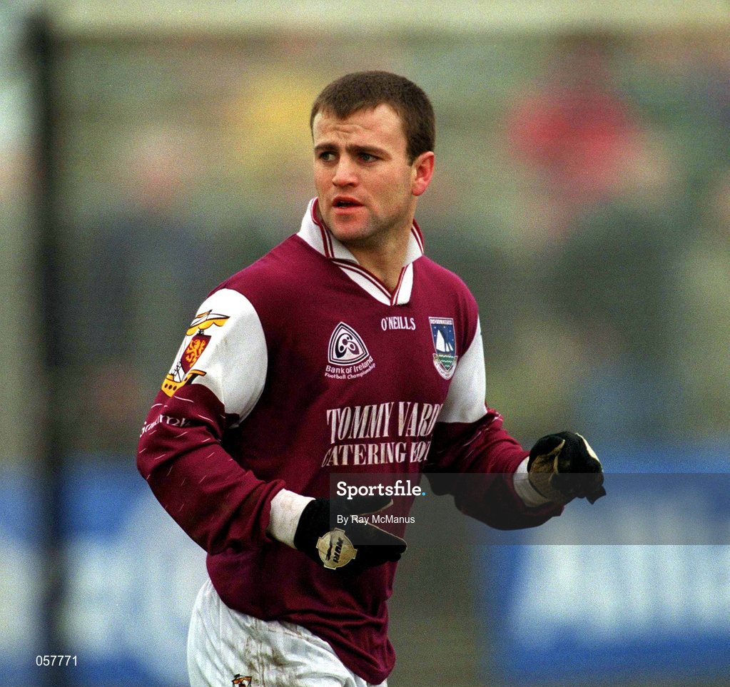 25 February 2001; Derek Savage of Galway during the Allianz National Football League Division 1A match between Galway and Tyrone at Duggan Park in Ballinasloe, Galway. Photo by Ray McManus/Sportsfile