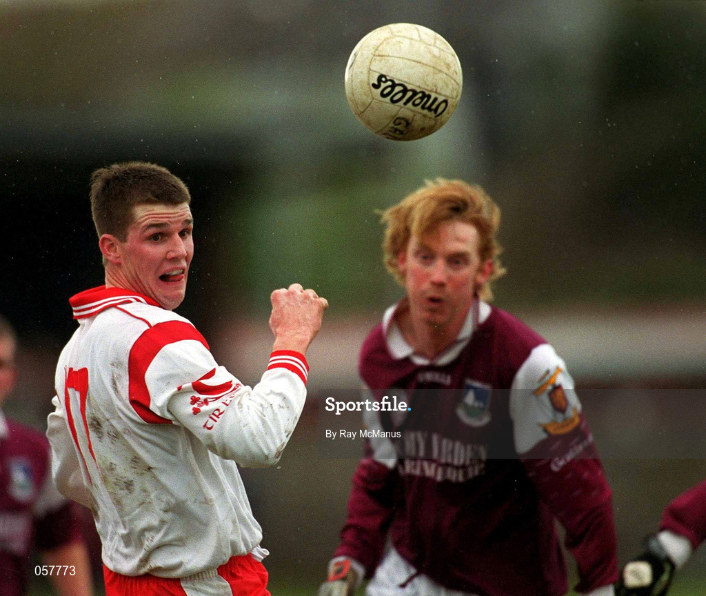 25 February 2001; Colin Holmes of Tyrone during the Allianz National Football League Division 1A match between Galway and Tyrone at Duggan Park in Ballinasloe, Galway. Photo by Ray McManus/Sportsfile