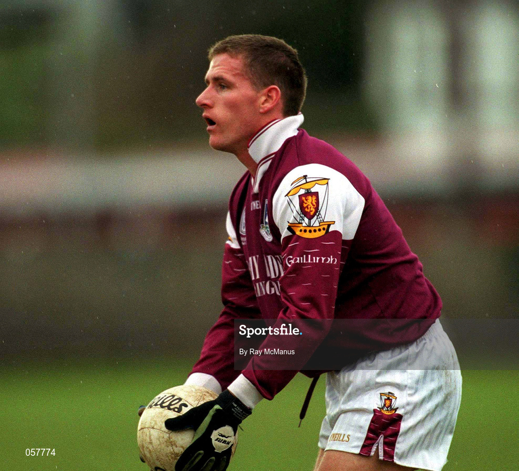 25 February 2001; Seán Óg de Paor of Galway during the Allianz National Football League Division 1A match between Galway and Tyrone at Duggan Park in Ballinasloe, Galway. Photo by Ray McManus/Sportsfile