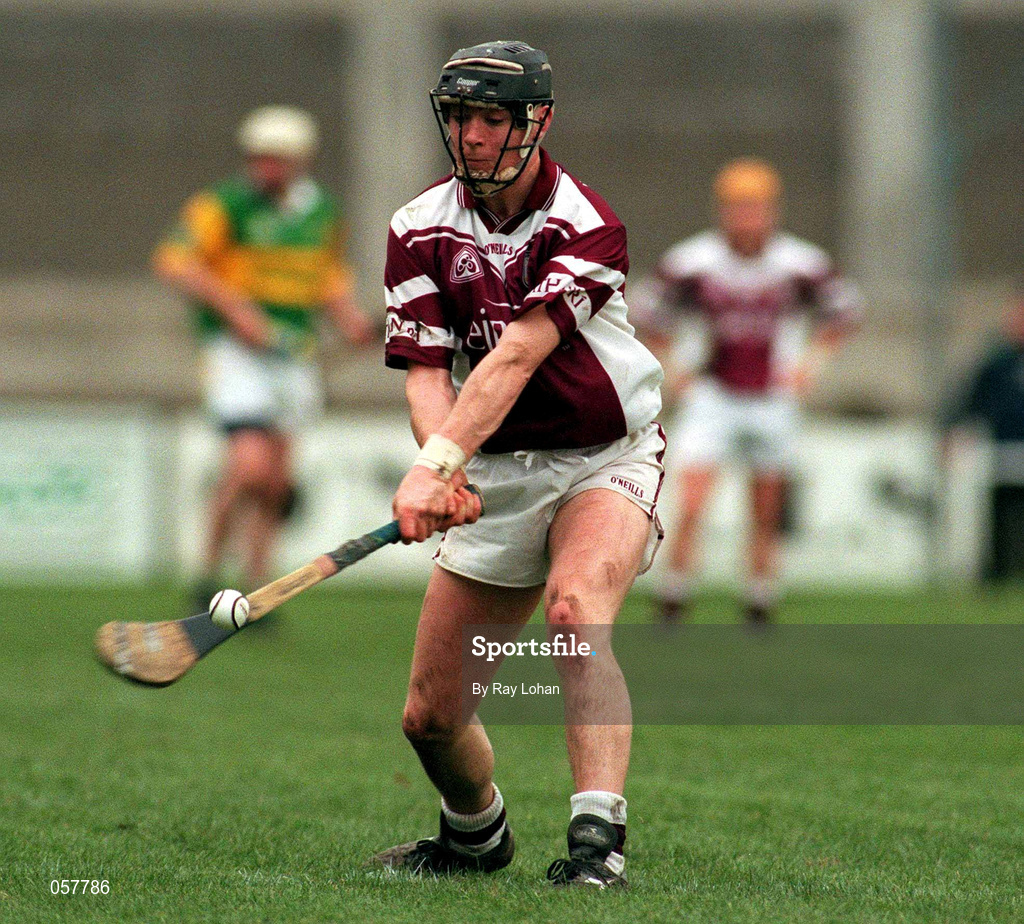 25 February 2001; Eugene Cloonan of Athenry during the AIB All-Ireland Senior Club Hurling Championship Semi-Final match between Athenry and Dunloy at Parnell Park in Dublin. Photo by Ray Lohan/Sportsfile