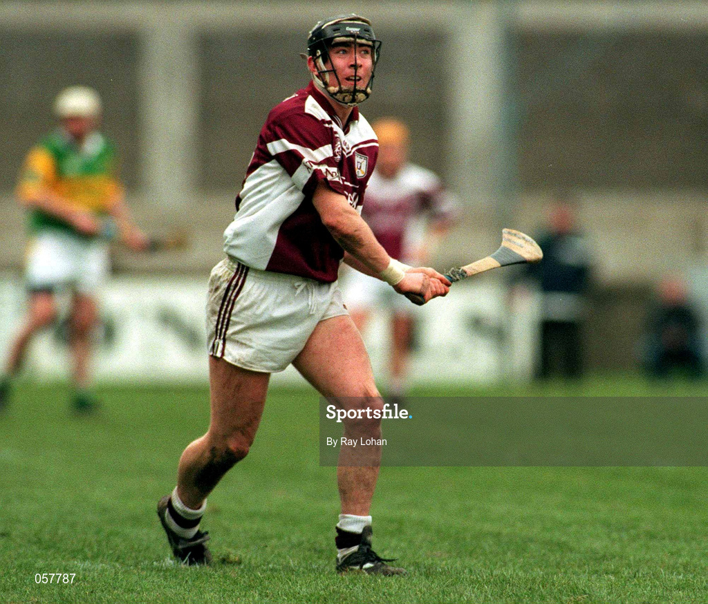 25 February 2001; Eugene Cloonan of Athenry during the AIB All-Ireland Senior Club Hurling Championship Semi-Final match between Athenry and Dunloy at Parnell Park in Dublin. Photo by Ray Lohan/Sportsfile