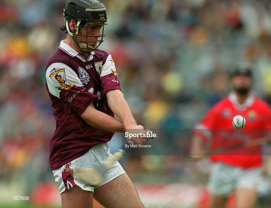 10 September 2000; Peter Garvey of Galway during the All-Ireland Minor Hurling Championship Final between Cork and Galway at Croke Park in Dublin. Photo by Matt Browne/Sportsfile