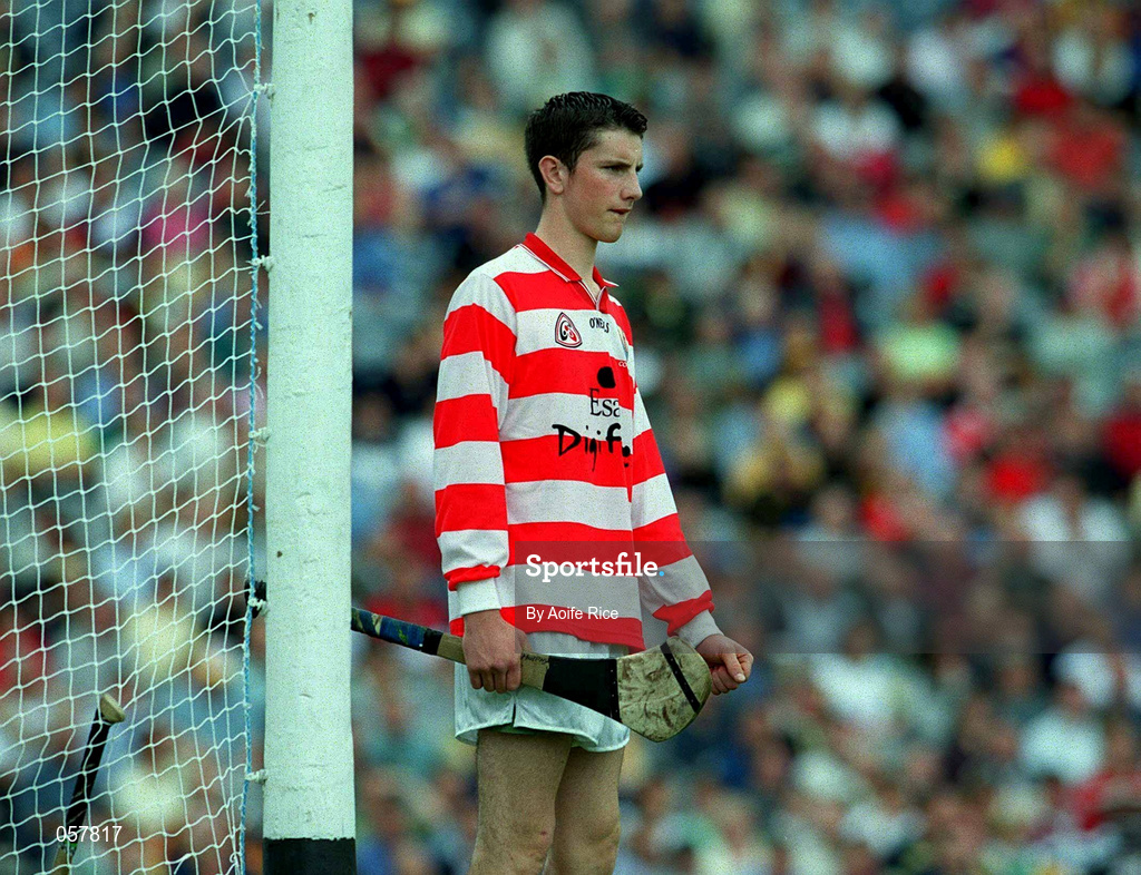 10 September 2000; Cork goalkeeper Kieran Murphy during the All-Ireland Minor Hurling Championship Final between Cork and Galway at Croke Park in Dublin. Photo by Aoife Rice/Sportsfile