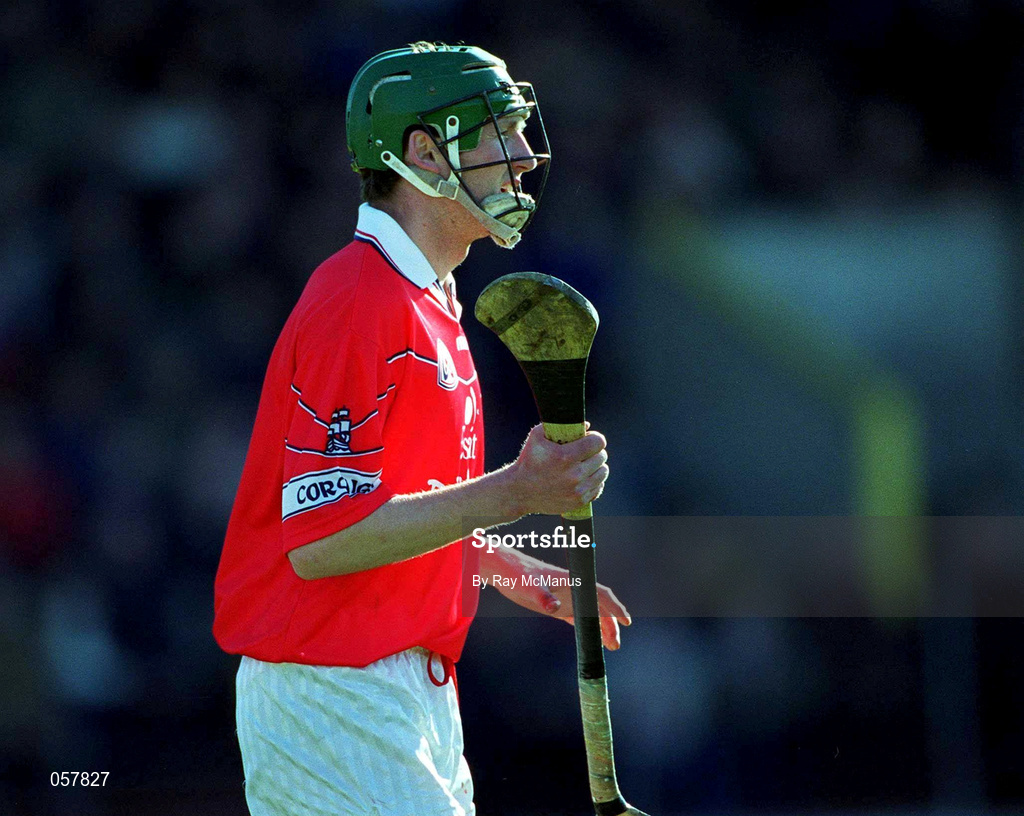 24 February 2001; Pat Mulcahy of Cork during the Allianz National Hurling League Division 1B match between Cork and Kilkenny at Páirc Uí Chaoimh in Cork. Photo by Ray McManus/Sportsfile