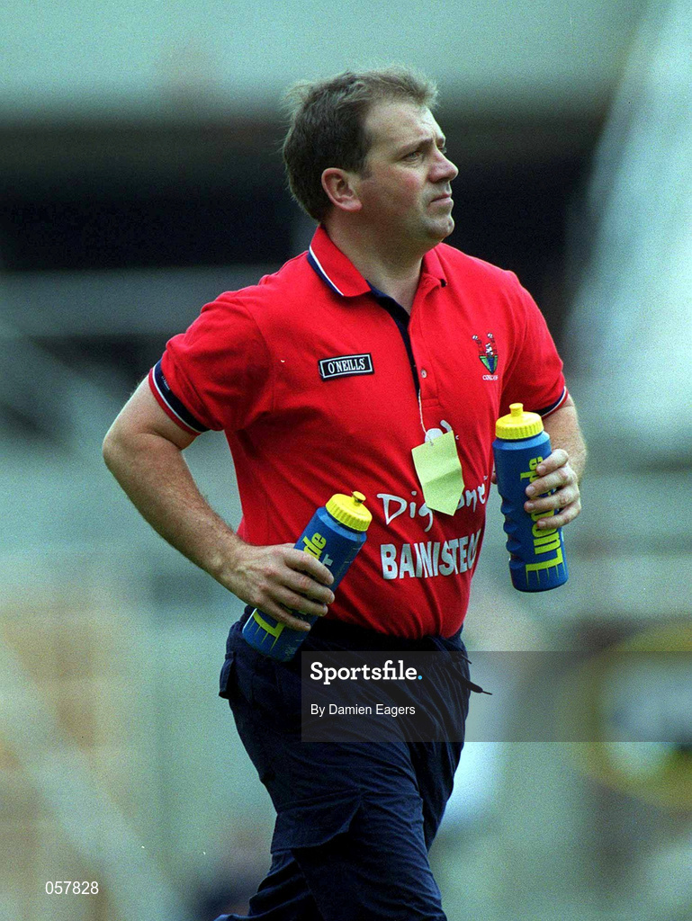 10 September 2000; Cork manager John Considine during the All-Ireland Minor Hurling Championship Final between Cork and Galway at Croke Park in Dublin. Photo by Damien Eagers/Sportsfile