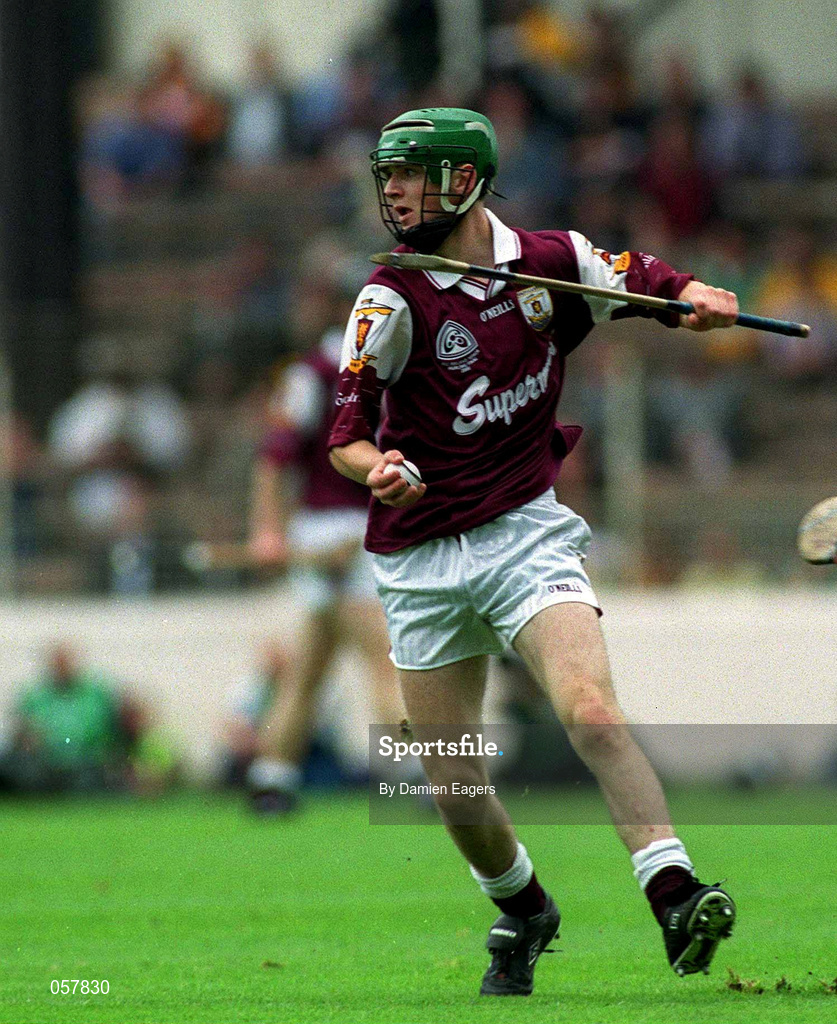10 September 2000; Gerry Farragher of Galway during the All-Ireland Minor Hurling Championship Final between Cork and Galway at Croke Park in Dublin. Photo by Damien Eagers/Sportsfile