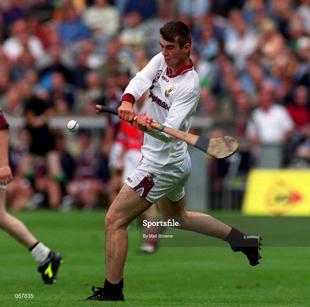10 September 2000; Aidan Diviney of Galway during the All-Ireland Minor Hurling Championship Final between Cork and Galway at Croke Park in Dublin. Photo by Matt Browne/Sportsfile