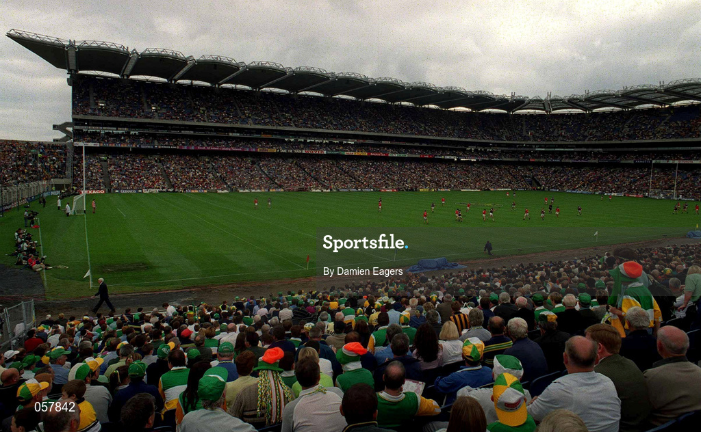 10 September 2000; A general view of Croke Park from the lower tier of the Hogan Stand during the All-Ireland Minor Hurling Championship Final between Cork and Galway at Croke Park in Dublin. Photo by Damien Eagers/Sportsfile
