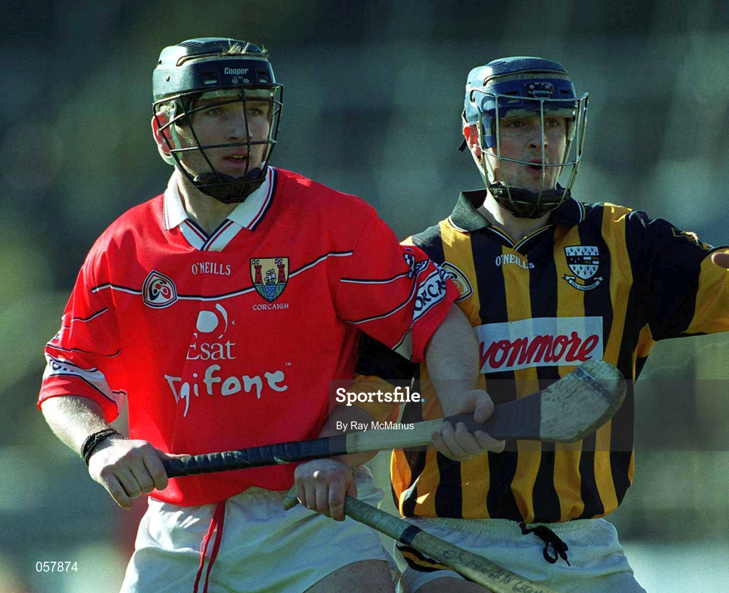 24 February 2001; Wayne Sherlock of Cork during the Allianz National Hurling League Division 1B match between Cork and Kilkenny at Páirc Uí Chaoimh in Cork. Photo by Ray McManus/Sportsfile