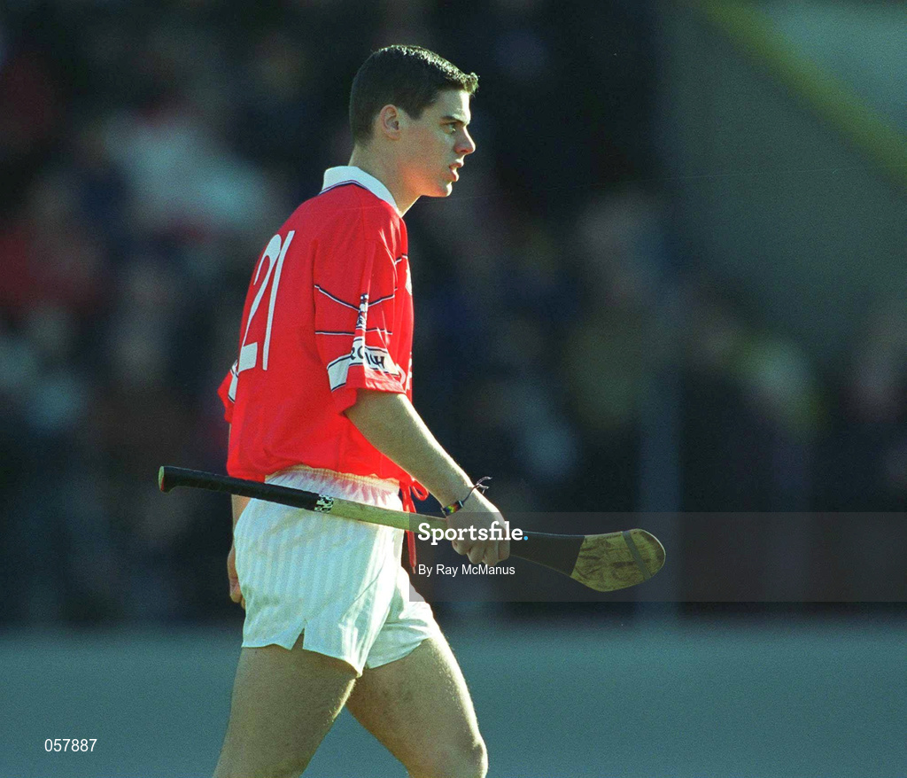 24 February 2001; Neil Ronan of Cork during the Allianz National Hurling League Division 1B match between Cork and Kilkenny at Páirc Uí Chaoimh in Cork. Photo by Ray McManus/Sportsfile