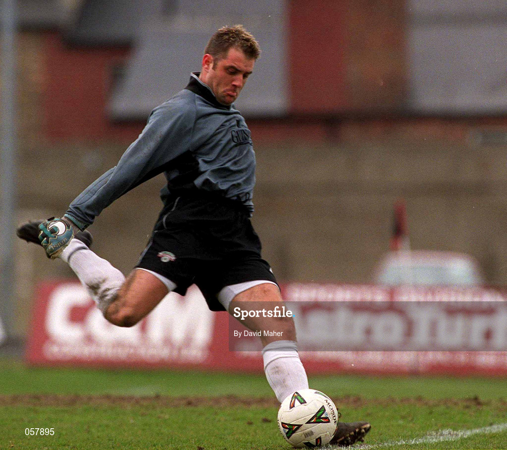 25 February 2001; Michael Devine of Cork City during the Eircom League Premier Division match between Bohemians and Cork City at Dalymount Park in Dublin. Photo by David Maher/Sportsfile