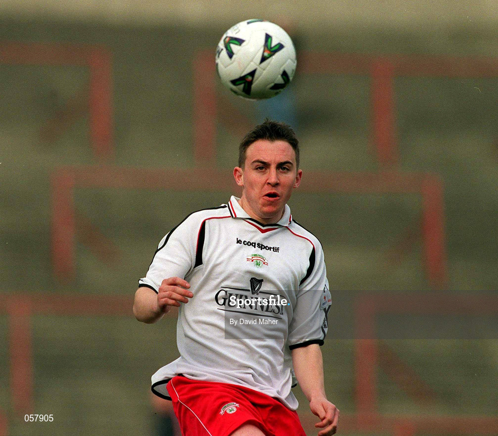 25 February 2001; Neal Horgan of Cork City during the Eircom League Premier Division match between Bohemians and Cork City at Dalymount Park in Dublin. Photo by David Maher/Sportsfile
