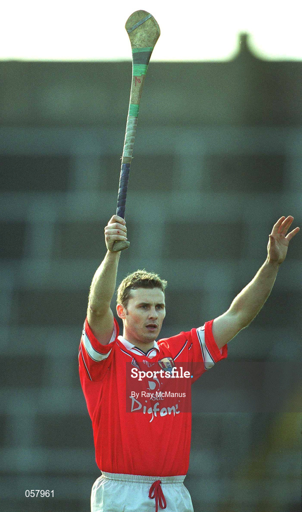 24 February 2001; Kevin Murray of Cork during the Allianz National Hurling League Division 1B match between Cork and Kilkenny at Páirc Uí Chaoimh in Cork. Photo by Ray McManus/Sportsfile