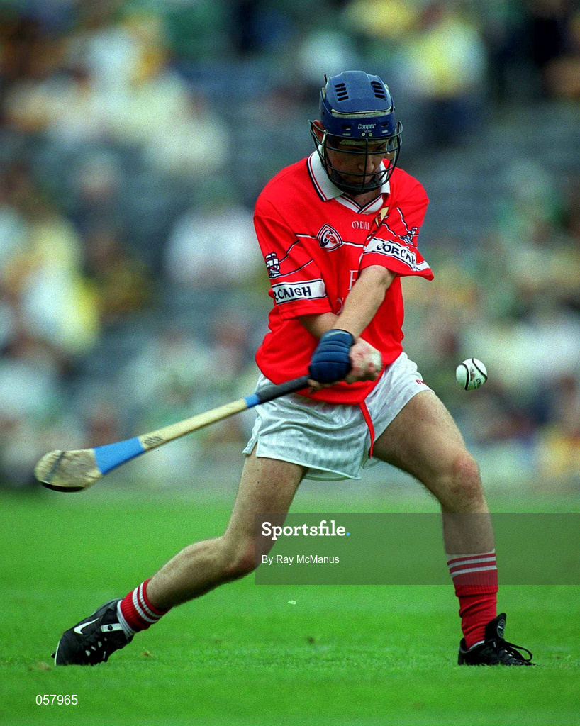 10 September 2000; Kieran Murphy of Cork during the All-Ireland Minor Hurling Championship Final between Cork and Galway at Croke Park in Dublin. Photo by Ray McManus/Sportsfile