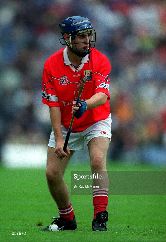 10 September 2000; Kieran Murphy of Cork during the All-Ireland Minor Hurling Championship Final between Cork and Galway at Croke Park in Dublin. Photo by Ray McManus/Sportsfile