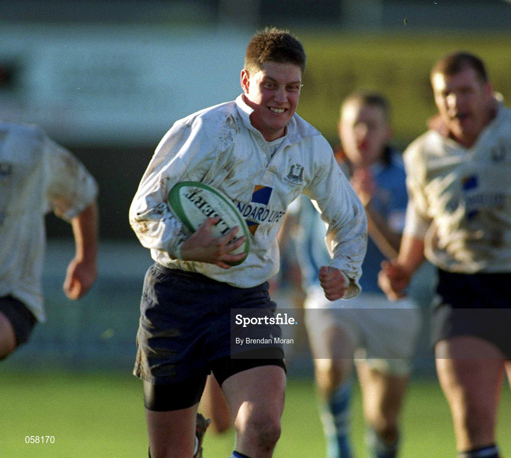 28 December 1999; Ronan O'Gara of Cork Constitution during the AIB All-Ireland League Division 1 match between Cork Constitution and Garryowen at Temple Hill in Cork. Photo by Brendan Moran/Sportsfile