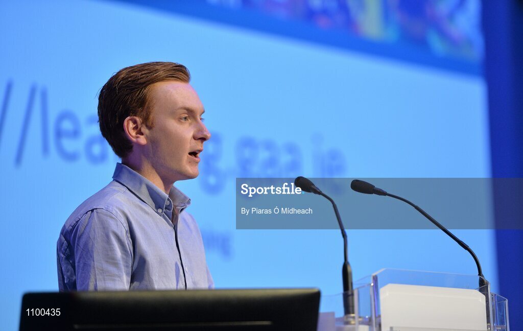 23 January 2016; Eoin Sheahan, MC, in attendance at the Liberty Insurance GAA Annual Games Development Conference 2016. The theme of the conference was 'The Coach, The Player, The Game: Building Connections'. A range of speakers addressed issues related to the coaching and playing of gaelic games at adult level’. Croke Park, Dublin. Picture credit: Piaras Ó Mídheach / SPORTSFILE