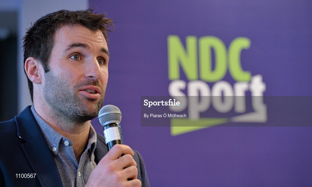 23 January 2016; As part of the GAA Games Development Conference (Saturday 23rd January), the National Dairy Council delivered a sports nutrition seminar presented by Dr Sharon Madigan, Head of Performance Nutrition, Irish Institute of Sport; and Dr Bryan Cullen, High Performance Manager for Dublin GAA and former Dublin footballer. This seminar addressed the many myths and mixed messages about nutrition that can influence players, as well as highlighting exciting research exploring specific benefits that milk may play in a number of aspects of recovery nutrition - namely potential roles in rehydration and muscle recovery. Pictured is Dr Bryan Cullen, High Performance Manager for Dublin GAA. Croke Park, Dublin. Picture credit: Piaras Ó Mídheach / SPORTSFILE