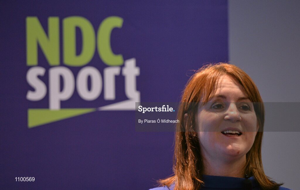 23 January 2016; As part of the GAA Games Development Conference (Saturday 23rd January), the National Dairy Council delivered a sports nutrition seminar presented by Dr Sharon Madigan, Head of Performance Nutrition, Irish Institute of Sport; and Dr Bryan Cullen, High Performance Manager for Dublin GAA and former Dublin footballer. This seminar addressed the many myths and mixed messages about nutrition that can influence players, as well as highlighting exciting research exploring specific benefits that milk may play in a number of aspects of recovery nutrition - namely potential roles in rehydration and muscle recovery. Pictured is Dr Sharon Madigan, Head of Performance Nutrition, Irish Institute of Sport. Croke Park, Dublin. Picture credit: Piaras Ó Mídheach / SPORTSFILE