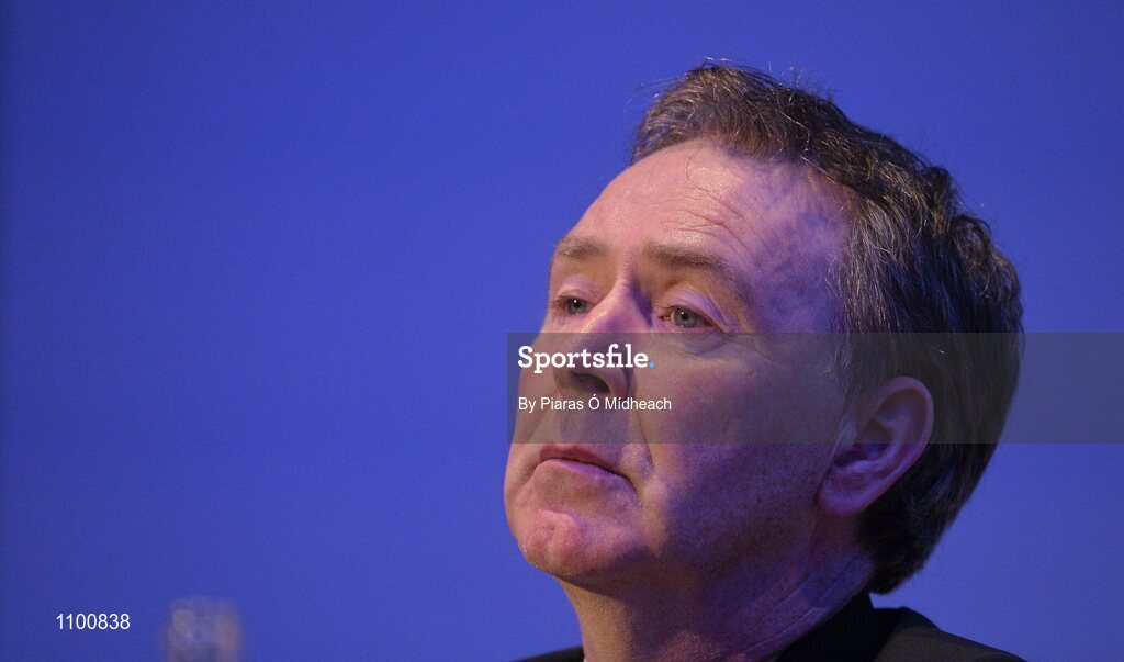 23 January 2016; In attendance during the 'Player Welfare Forum - Caring for Players: The coach's role in player welfare' talk at the Liberty Insurance GAA Annual Games Development Conference 2016 is Mr Kevin Moran, Consultant Surgeon, Donegal Team Doctor, Member GAA MSW Committee. The theme of the conference was 'The Coach, The Player, The Game: Building Connections'. A range of speakers addressed issues related to the coaching and playing of gaelic games at adult level’. Croke Park, Dublin. Picture credit: Piaras Ó Mídheach / SPORTSFILE