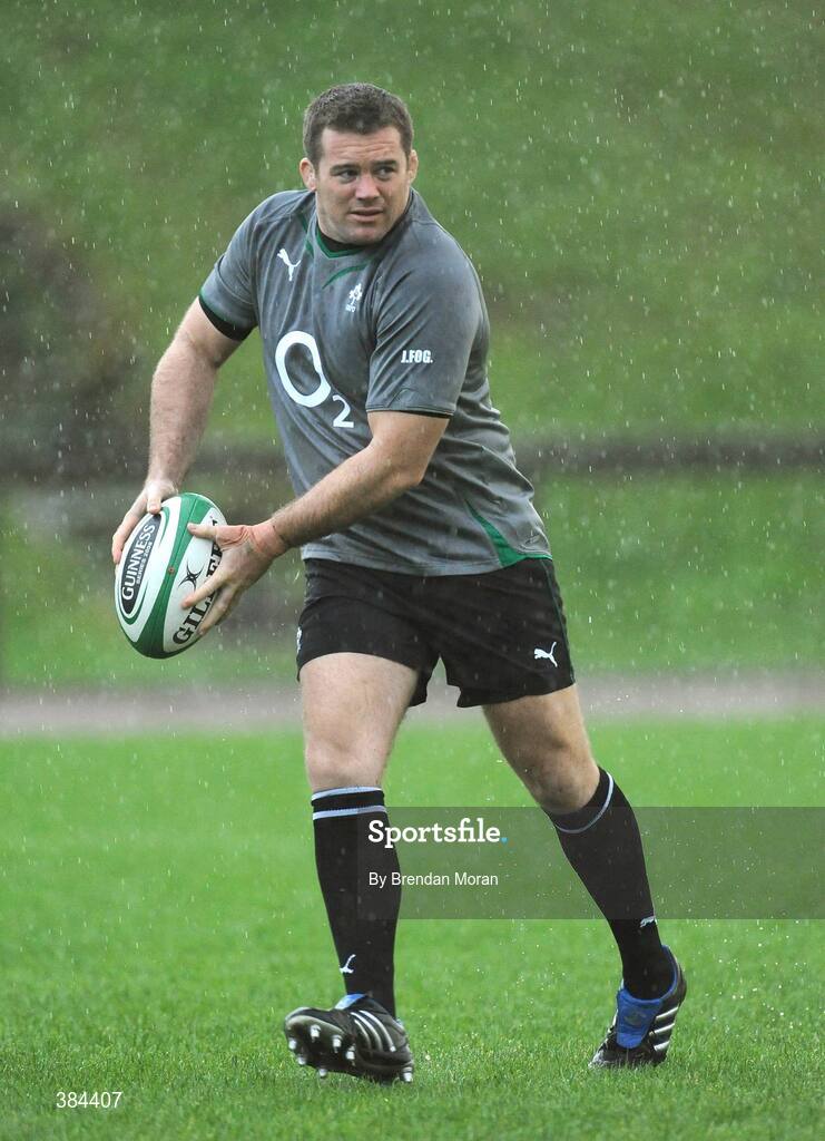 4 November 2009; Hooker John Fogarty during Ireland rugby squad training. University of Limerick, Limerick. Picture credit: Brendan Moran / SPORTSFILE