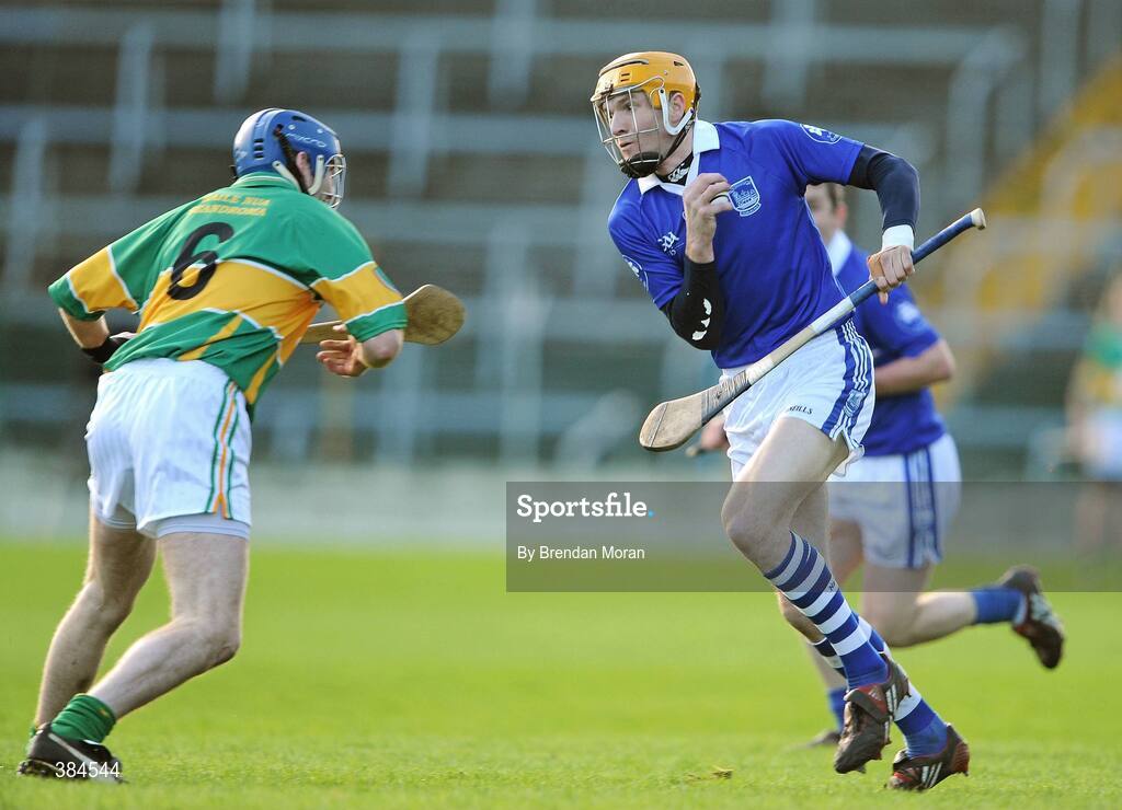 1 November 2009; Lar Corbett, Thurles Sarsfields, in action against Pat Mulcahy, Newtownshandrum. AIB GAA Hurling Munster Senior Club Championship Quarter-Final, Thurles Sarsfields v Newtownshandrum, Semple Stadium, Thurles, Co. Tipperary. Picture credit: Brendan Moran / SPORTSFILE