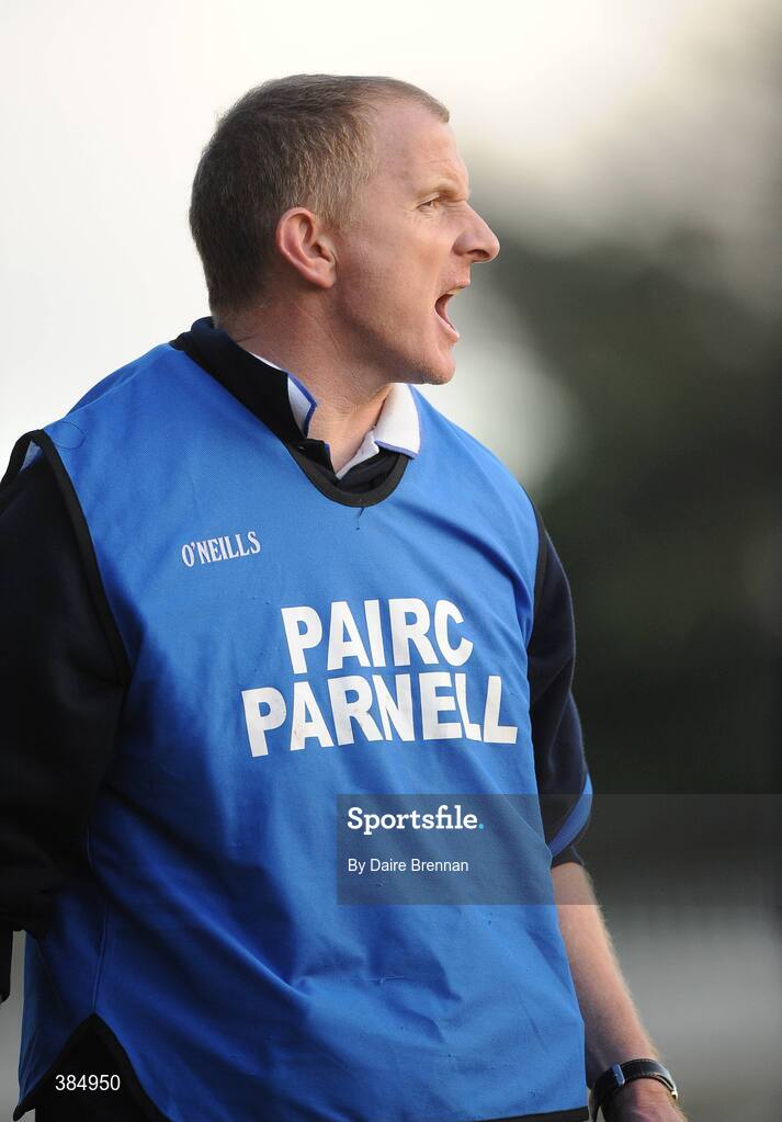 8 November 2009; Ballyboden St. Enda's manager Liam O'Dwyer during the game. AIB GAA Football Leinster Senior Club Championship Quarter-Fianl, Ballyboden St. Enda's v Rathnew, Parnell Park, Dublin. Picture credit: Dàire Brennan / SPORTSFILE