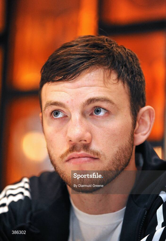 12 November 2009; Andy Lee during a press confernece ahead of his Yanjing Fight Night against Affif Belghecham on Saturday. The Jasmine Palace Restaurant, O’Connell Street, Limerick. Picture credit: Diarmuid Greene / SPORTSFILE